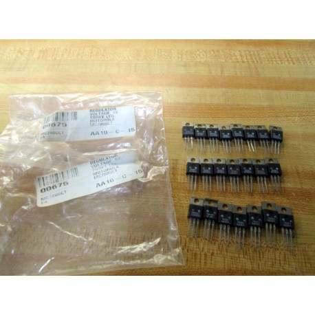 Motorola MC7805CT Linear Voltage Regulator 00675 (Pack of 22)