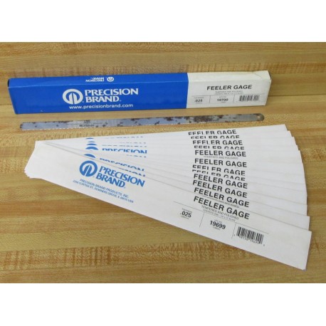 Precision Brand 19700 Feeler Gage 19699 (Pack of 12)