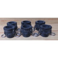 1-12" D Cam & Groove Coupling 112D (Pack of 6) - New No Box