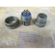 Amphenol 97-3106A-14S-6S Circular Connector 973106A14S6S (Pack of 2)