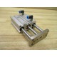 SMC MFPL16-40Z Compact Guided Cylinder MFPL1640Z W Fittings - Used