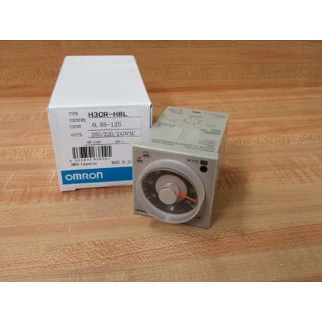 Omron H3CR-H8L Timer H3CRH8L 200220240VAC 0.5S-12S