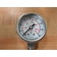 Grainger 4FMJ3 Pressure Gauge SS Case