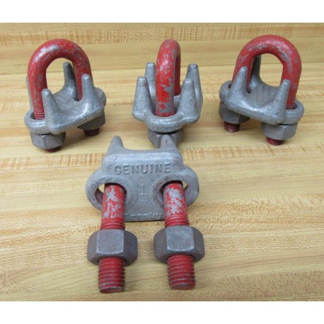 Crosby 1010239 G-450 Wire Rope Clip (Pack of 4) - Used