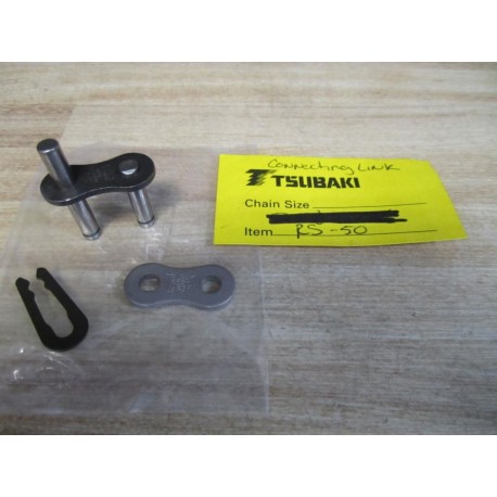 Tsubaki RS 50 Roller Chain RS50 Connecting Link Only (Pack of 9)