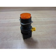 IDEC LA1LM1C24VA Amber Push Button - New No Box