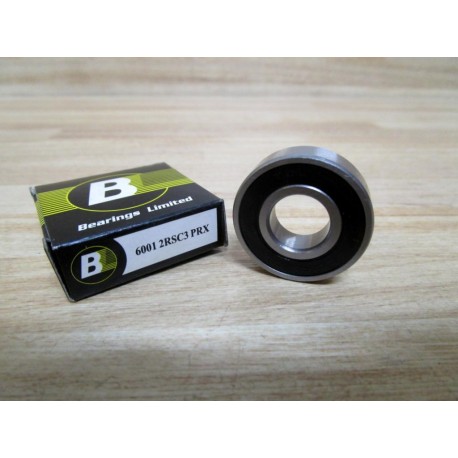 Bearings Limited 6001 2RSC3 Bearing 60012RSC3