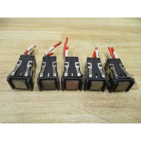 Honeywell  Micro Switch AML21BBA2AC-J Push Button AML21BBA2ACJ (Pack of 5) - Used