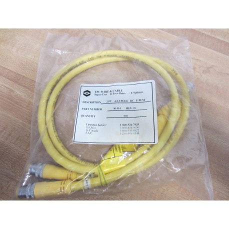 T.P.C. Wire & Cable 81414 Cable Y Splitter Rev D