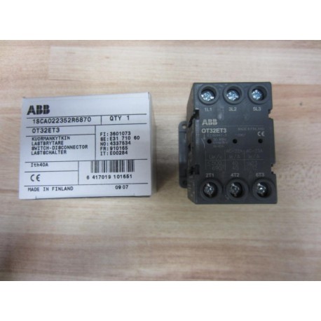 ABB 1SCA022352R6870 Disconnect Switch OT32ET3