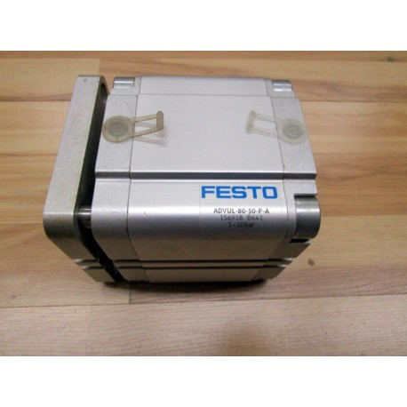 Festo ADVUL-80-50-P-A Compact Cylinder 156918 B641 - New No Box