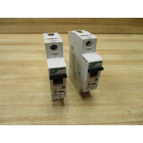 KlocknerMoeller FAZ-B10 10A Circuit Breaker FAZB10 (Pack of 2) - New No Box
