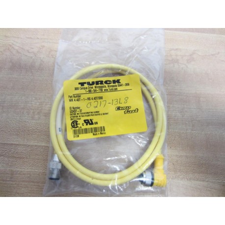 Turck WK 4.43T-1-RS 4.43TS90 WK443T1RS443TS90 Cable U2437-37