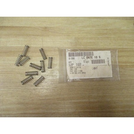 Lee Spring LC 047E 10S Compression Spring LC047E10S (Pack of 10)