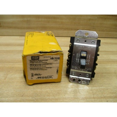 Hubbell HBL7810D On-Off 2-Way Switch