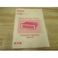 Durant 55100-950-03 Installation-Operation Manual 5510095003 - Used