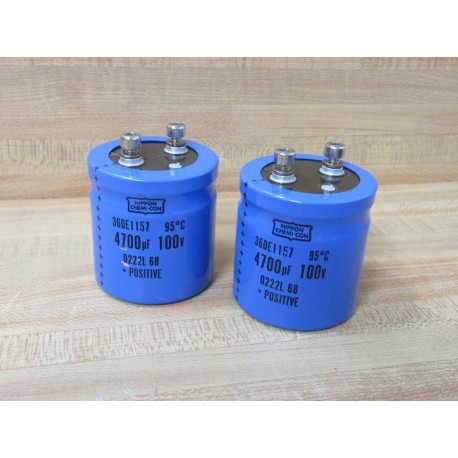 Nippon Chemi-Con 36DE1157 Capacitor (Pack of 2) - Used