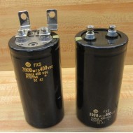 Hitachi FXS Capacitor 3900MFD 400VDC (Pack of 2) - Used