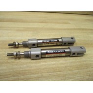 SMC CJ2D10-E0965-15 Air Cylinder CJ2D10E096515 (Pack of 2) - Used