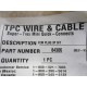 TPC Wire And Cable 84306 Cable 6 FT Fem Plug 3P Rev. H