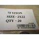 Viton CAA086 O-Ring 75 (Pack of 100)