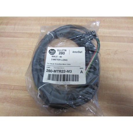 Allen Bradley 280-MTR22-M3 280MTR22M3 280 MTR22 M3 Cable Ser A