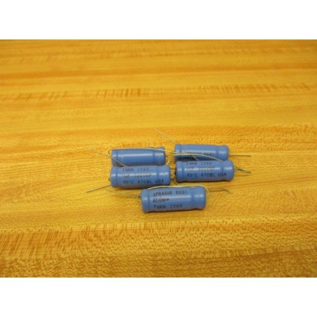 Sprague TVAN 1560 Capacitor TVA1N560 1UF 300VNP (Pack of 5) - New No Box