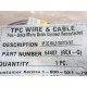 TPC Wire And Cable 64407 Receptacle Rev. G AS10P 4P Male