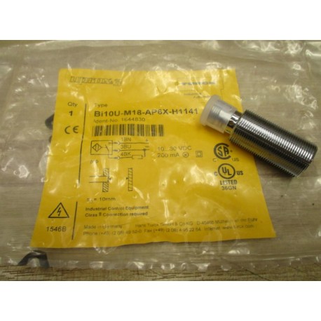 Turck Bi10U-M18-AP6X-H1141 Uprox3 Inductive Sensor 1644830