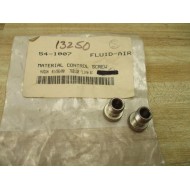 Fluid-Air 54-1007 Binks Material Control Screw 541007 (Pack of 2)