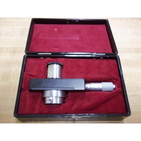 Unitron 3887 0-.5" Mitutoyo Microscope Filar Micrometer - Used