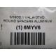 Aluminum 6MYV6 Round Spacers 516" OD, 1"-14"L, 10 THD (Pack of 10)