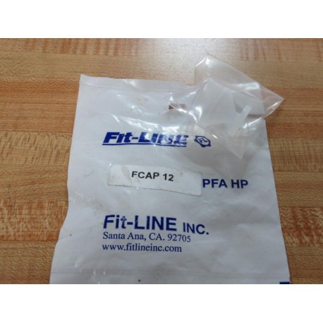 Fit-Line FCAP 12 PFA Plug FCAP12 (Pack of 2)