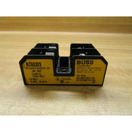 Bussmann BC6032S Buss Fuse Block (Pack of 3) - New No Box