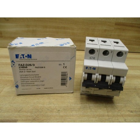 Eaton FAZ-D253 25A Circuit Breaker 278898