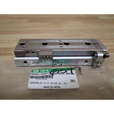 SMC MXQ8-50CS Cylinder Slide Table MXQ850CS