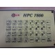 Helm HPC 7800 Operator Interface Without Key HPC7800 - Used
