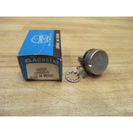 Clarostat 380C3 Potentiometer 2000Ω