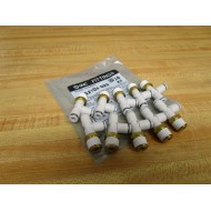 SMC KQ2Y04-02S One Touch Tee Fitting KQ2Y0402S (Pack of 10)