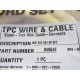 T.P.C. Wire & Cable 84964E Cable 600V REV-H 6P MaleFemale