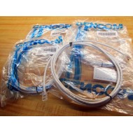 Gencom GCCP-C6-RJ45-WH-7* Patch Cable GCCPC6RJ45WH7* E197532 (Pack of 4)