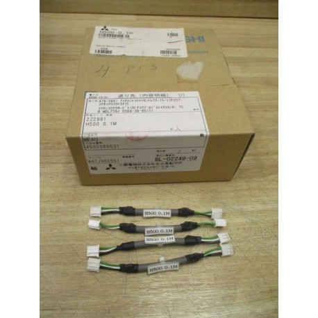 Mitsubishi H500-0.1M Safety Signal Unit Cable H50001M (Pack of 4)