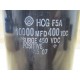 Hitachi HCG F5A Capacitor HCGF5A 10,000MFD, 400 VDC - Used