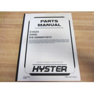 Hyster E100ZS Parts Manual (D098) 2005 Customer Edition Hy-E100ZS - Used