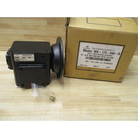 Automation Direct WG-175-040-R IronHorse Worm Gear Box 131002322