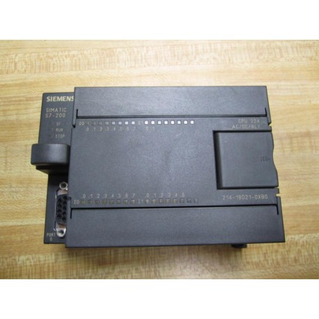 Siemens 6ES7 214-1BD21-0XB0 Power Supply Simatic S7-200 CPU 224 - Used