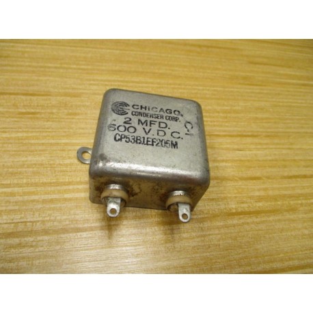 Chicago Condenser CP53B1EF205M Capacitor - Used