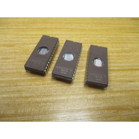 Mitsubishi M5L27512K-2 ROM Integrated Circuit M5L5127512K (Pack of 3) - New No Box