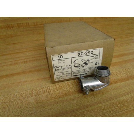 Steel City XC-292 Clamp Type 34" Connectors XC292 (Pack of 10)