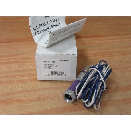 Honeywell C7027A-1049 Flame Detector C7027A1049 6' Leads